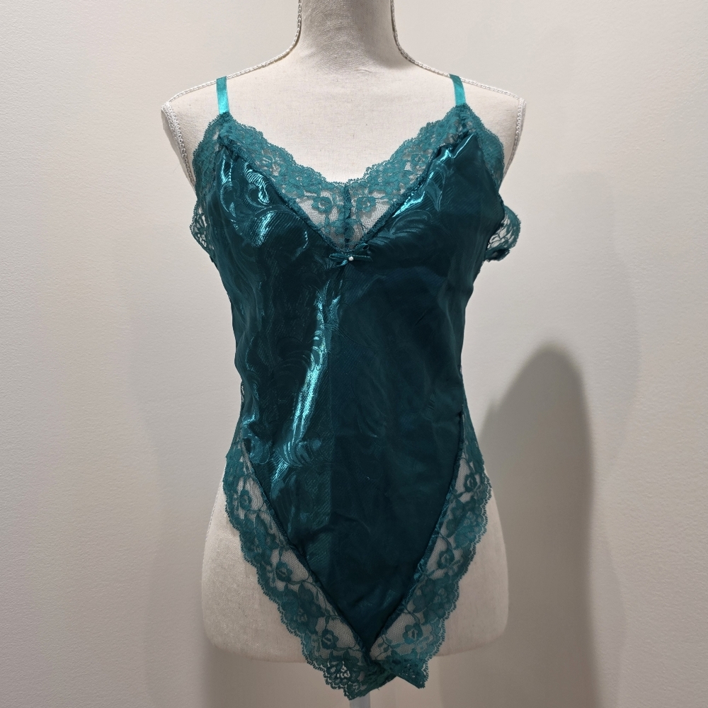 Vintage Green Teddy Lingerie